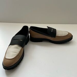 Cole Hann Women’s Geneva Tricolor Loafers, Sz 11